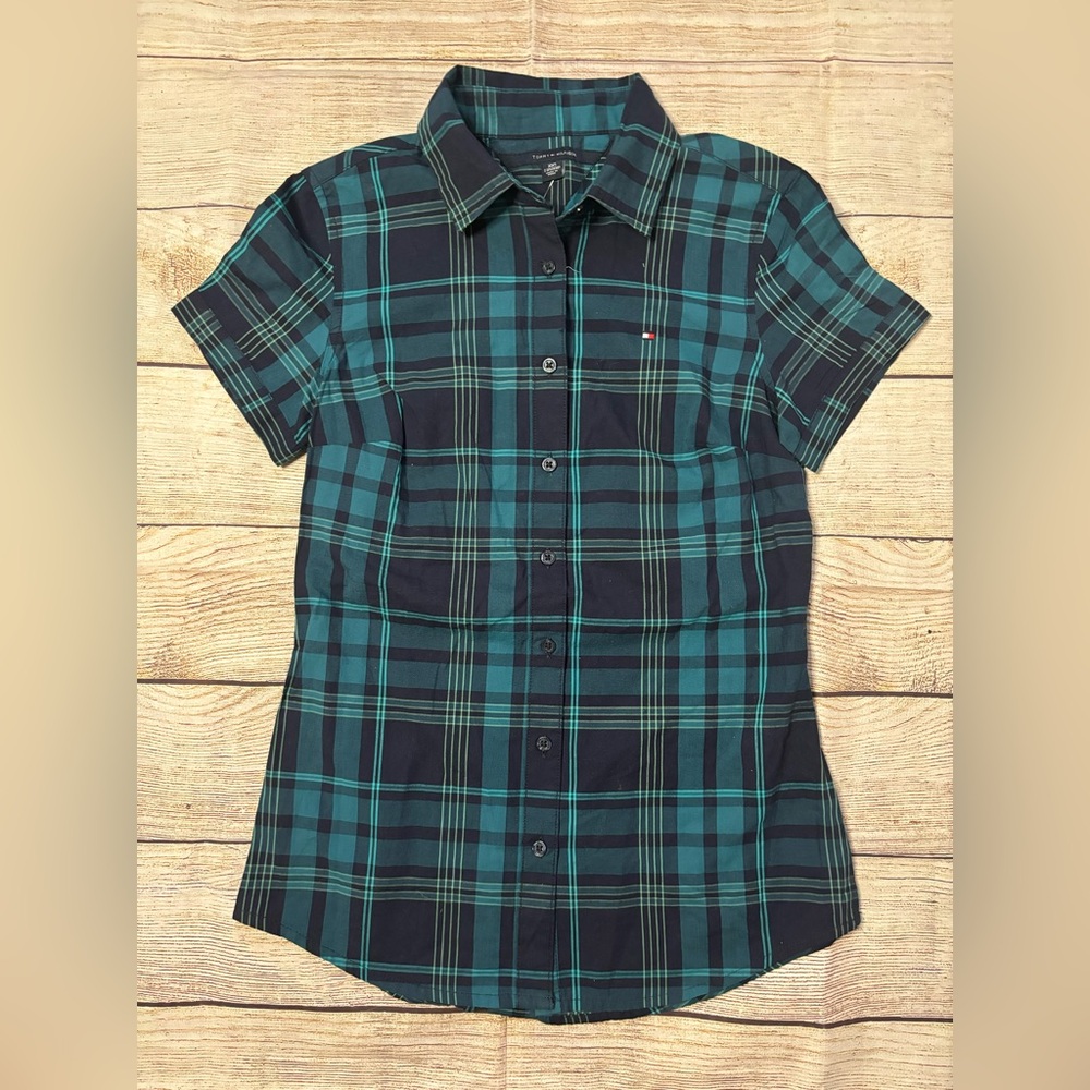 Tommy Hilfiger Blue Button Up Shirt